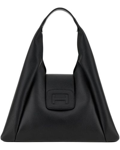 Hogan Shoulder Bags - Black