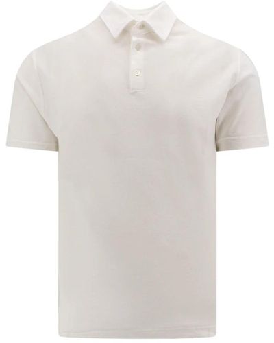 Zanone Polo shirt in cotone organico - Bianco