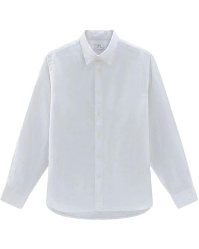 Woolrich Stilvolle hemden kollektion - Weiß