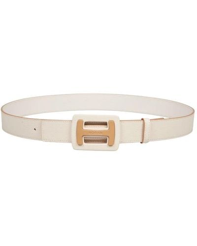 Hogan Belts - White