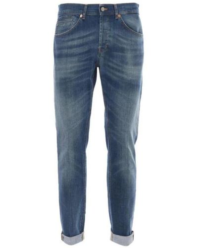 Dondup Slim fit george gewaschene jeans - Blau