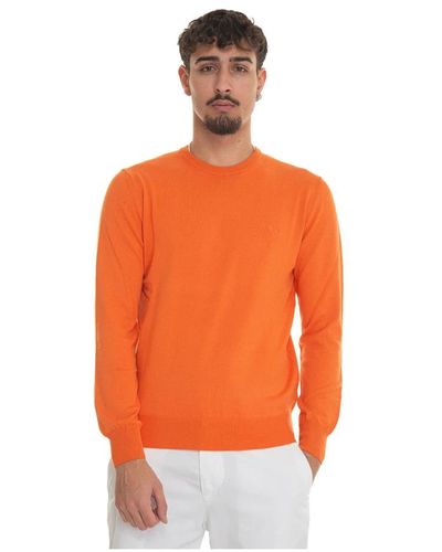 Harmont & Blaine Round-Neck Knitwear - Orange