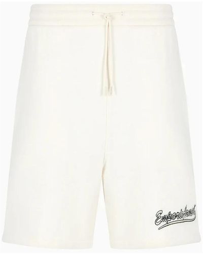 Emporio Armani Vanilla ice bermuda shorts - Weiß
