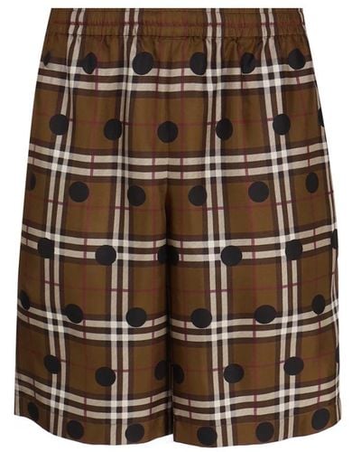 Burberry Casual Shorts - Brown
