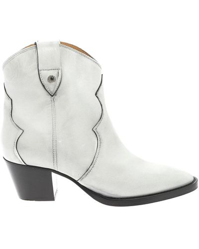 Dondup Cowboy Boots - White