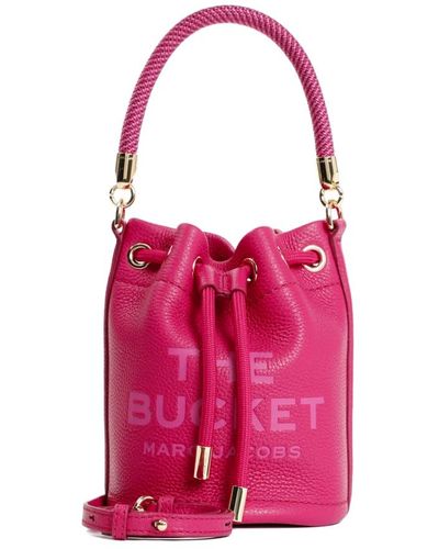 Marc Jacobs Mini bucket bag in lippenstift - Pink