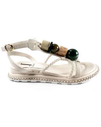 Jeannot Flat sandals - Metálico