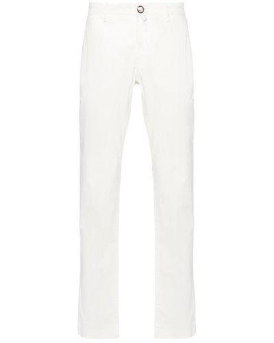Jacob Cohen Slim-Fit Trousers - White