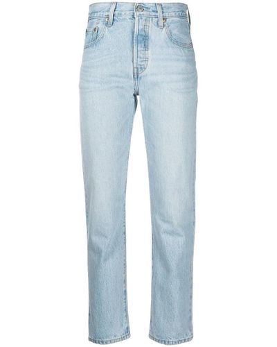 Levi's Hellblaue straight-leg jeans levi's