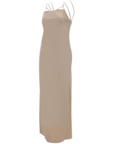 Calvin Klein Midi Dresses - Natural