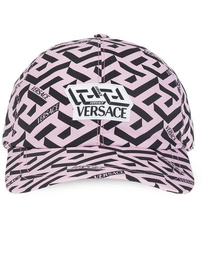 Versace Baseball cap with logo - Rosa