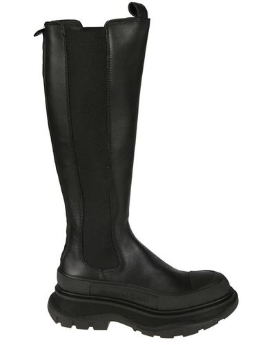 Alexander McQueen High Boots - Black
