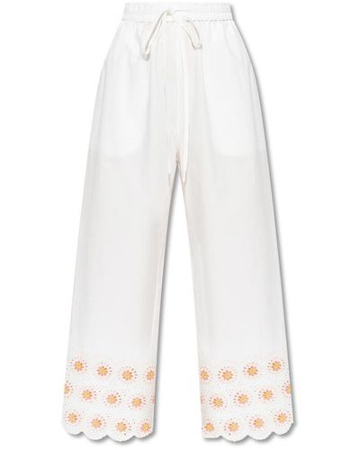See By Chloé Culottes with openwork trims - Blanco