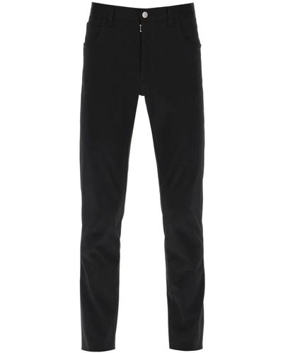 Maison Margiela Trousers > slim-fit trousers - Noir