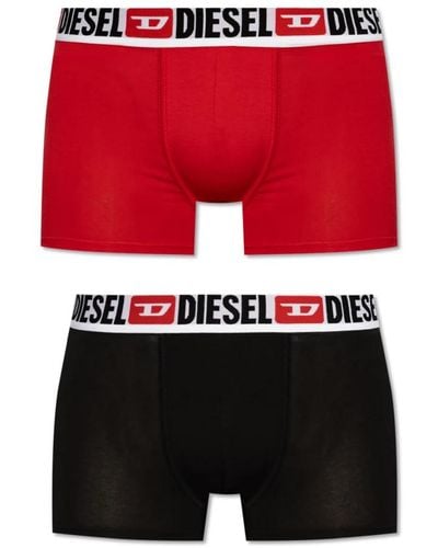 DIESEL Zweierpack boxershorts umbx-damientwopack - Rot