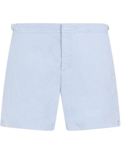 Orlebar Brown Weiche blaue bulldog bermuda shorts