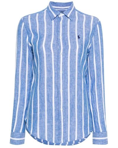 Polo Ralph Lauren Camicia elegante per uomo - Blu