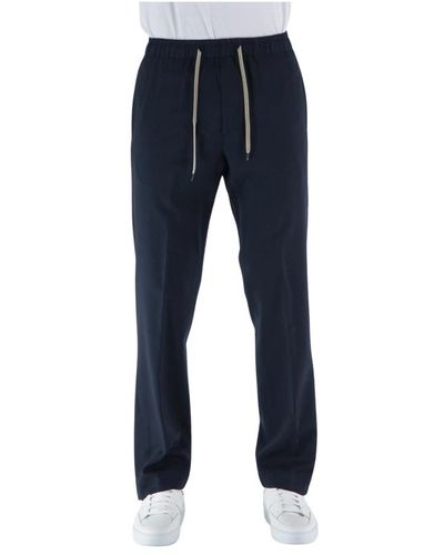 Covert Trousers > straight trousers - Bleu