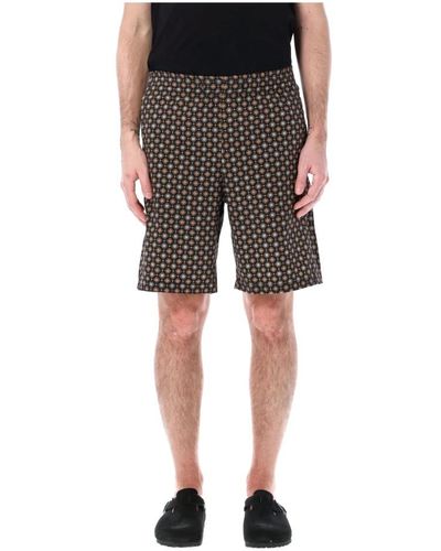 A.P.C. Schwarze vincento shorts mit elastischem bund - Grau