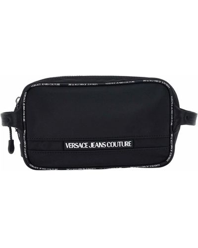 Versace Nylon lace logo taschen kollektion - Schwarz