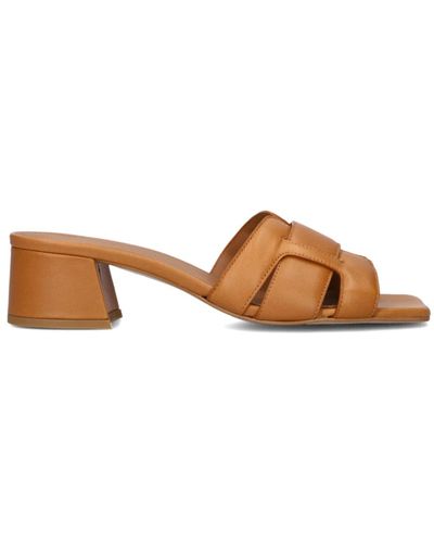 Lina Locchi Shoes > heels > heeled mules - Marron