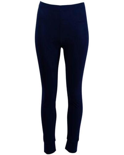 High Slim-fit pantaloni - Blu