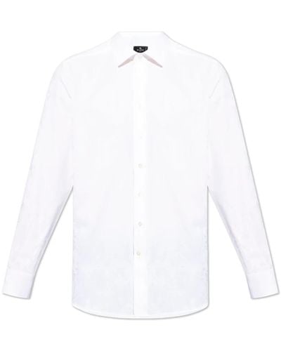 Etro Baumwollhemd - Weiß