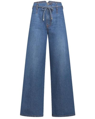 Etro Wide Jeans - Blue