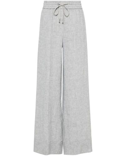 Peserico Wide trousers - Gris