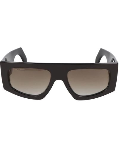 Etro Forma irregolare occhiali da sole - Grigio