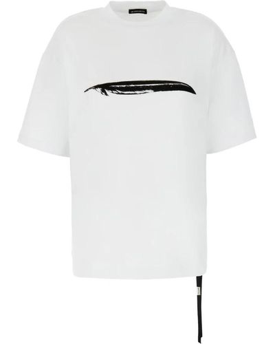 Ann Demeulemeester Klassisches t-shirt - Weiß