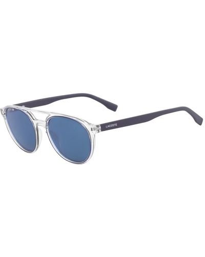Lacoste L881s occhiali da sole trasparente blu/blu
