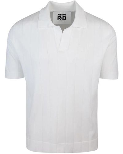 K-Way Tops > polo shirts - Blanc