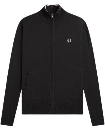 Fred Perry Giacca lupetto full zip - Nero