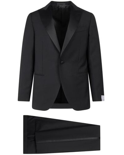 Emanuela Caruso Suits > suit sets > single breasted suits - Noir