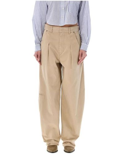 Isabel Marant Wide Trousers - Natural