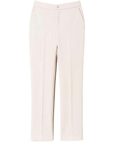 Twin Set Slim-Fit Trousers - Natural