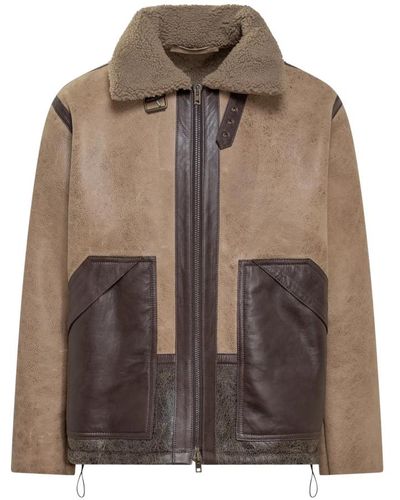 Salvatore Santoro Leather jackets - Braun