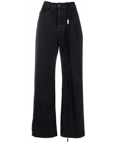 Ann Demeulemeester Jeans > wide jeans - Noir