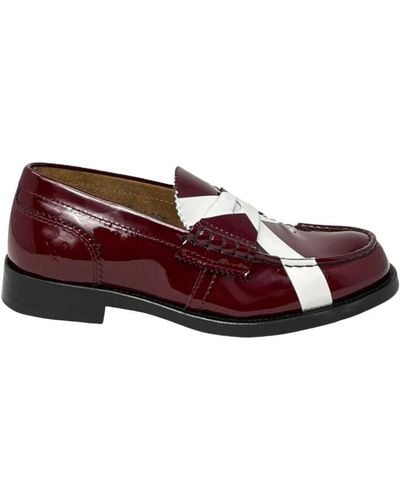 COLLEGE Loafers - Red