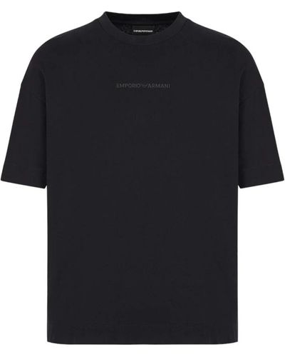 Emporio Armani T-Shirts - Schwarz