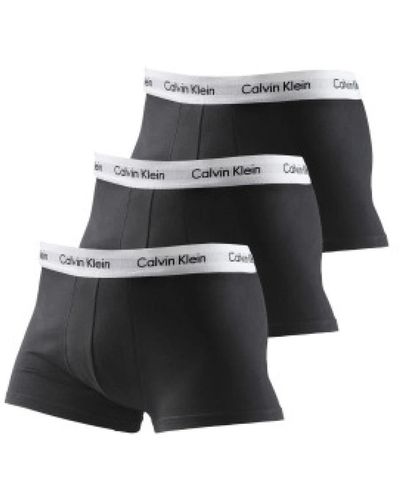 Calvin Klein Niedrige trunk unterwäsche - Schwarz