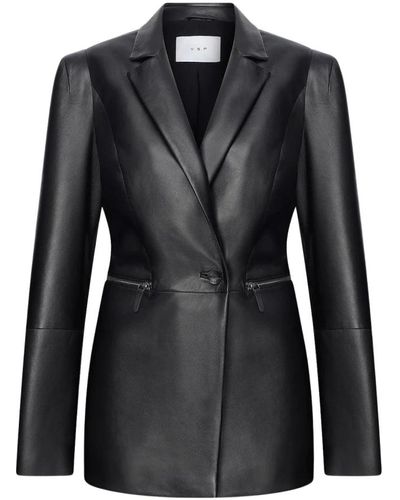 V S P Jackets > leather jackets - Noir