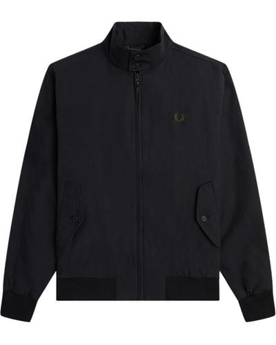 Fred Perry Zip-Throughs - Black