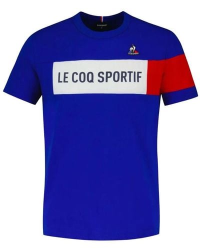 Le Coq Sportif T-Shirts - Blue