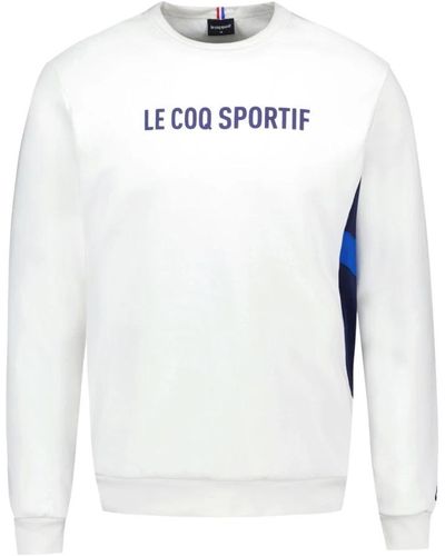Le Coq Sportif Sweatshirts - White