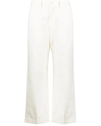 Ralph Lauren Wide trousers - Natur