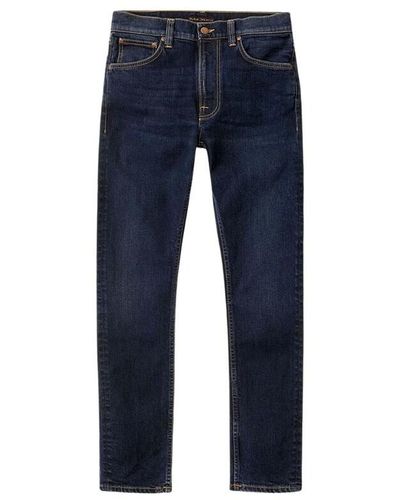 Nudie Jeans Slim Fit Jeans - - Heren - Blauw