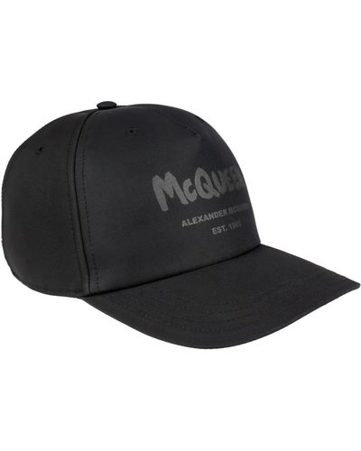 Alexander McQueen Stilvolle queen cap - Schwarz