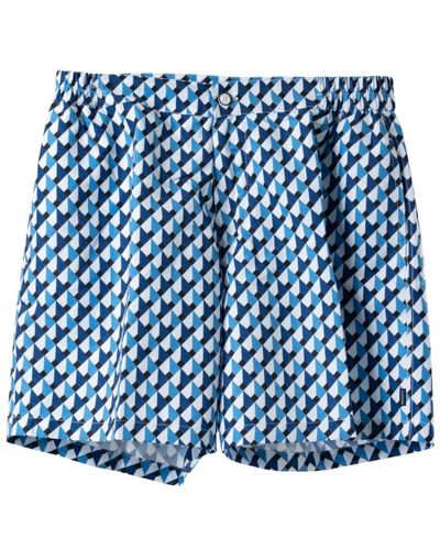 Hackett 3d box swim shorts - Blu